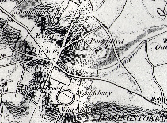 Rooksdown Map 1817