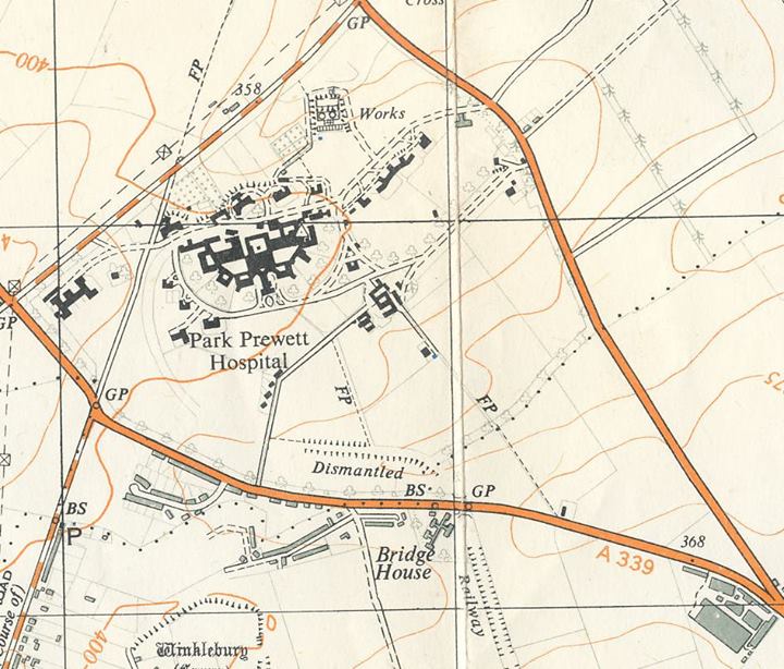 Rooksdown 1960s OS map